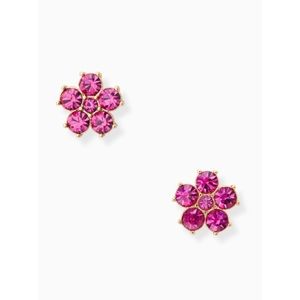 🆕Kate Spade New York Magenta Flower Stud Earrings
